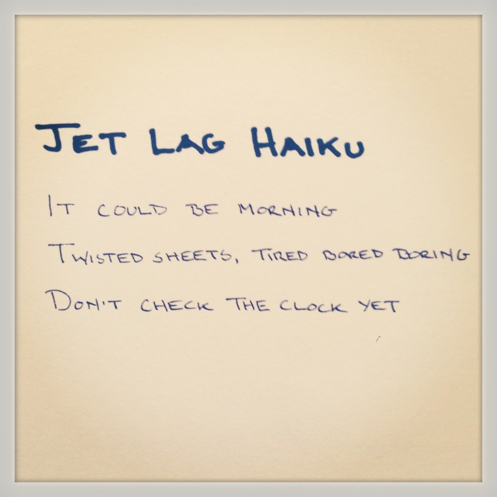 jet lag haiku